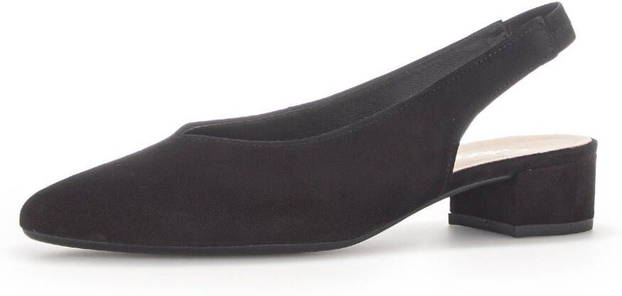 Gabor Slingback pumps avendschoen zomerschoen blokhak met elastische band