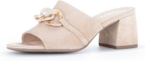 Gabor NU 21% KORTING Slippers met elegante sierketting