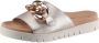 Gabor Slippers platform summer shoe slippers in metallic look - Thumbnail 2