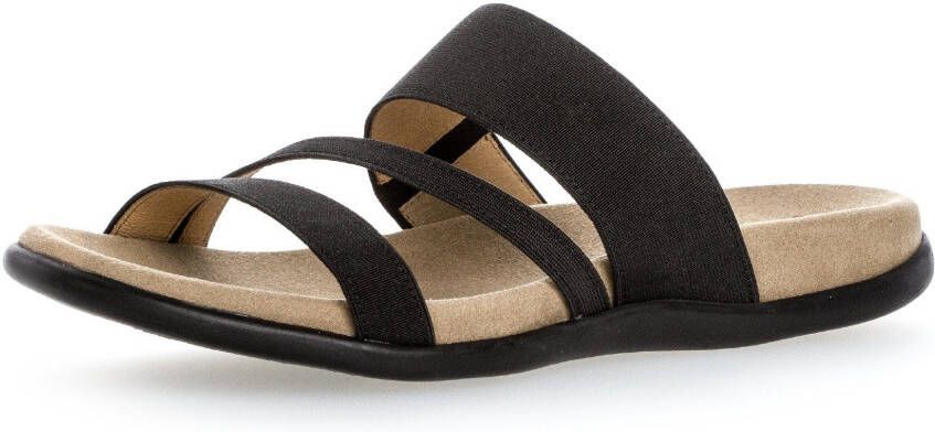 Gabor Slippers sleehak zomerschoen pantoffels met ademende leren voering