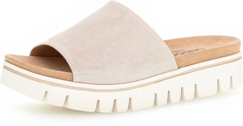 Gabor Slippers wedge heel summer shoe slippers with integrated elastic