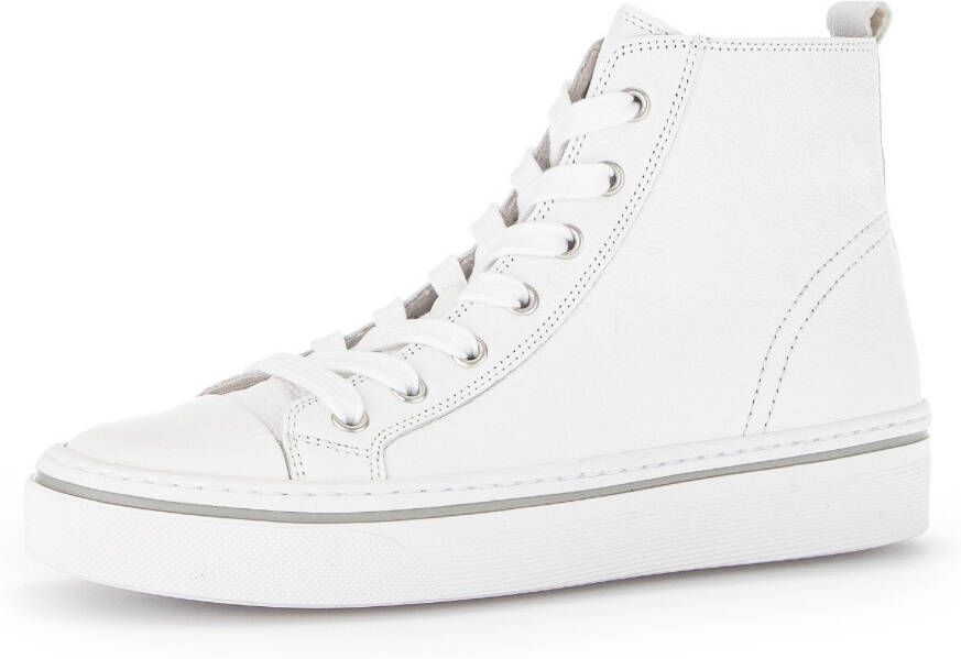 Gabor Sneakers high top sneaker vrijetijdsschoen veterschoen met rits