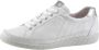 Gabor Comfortabele witleren sneaker met versieringen White Dames - Thumbnail 3