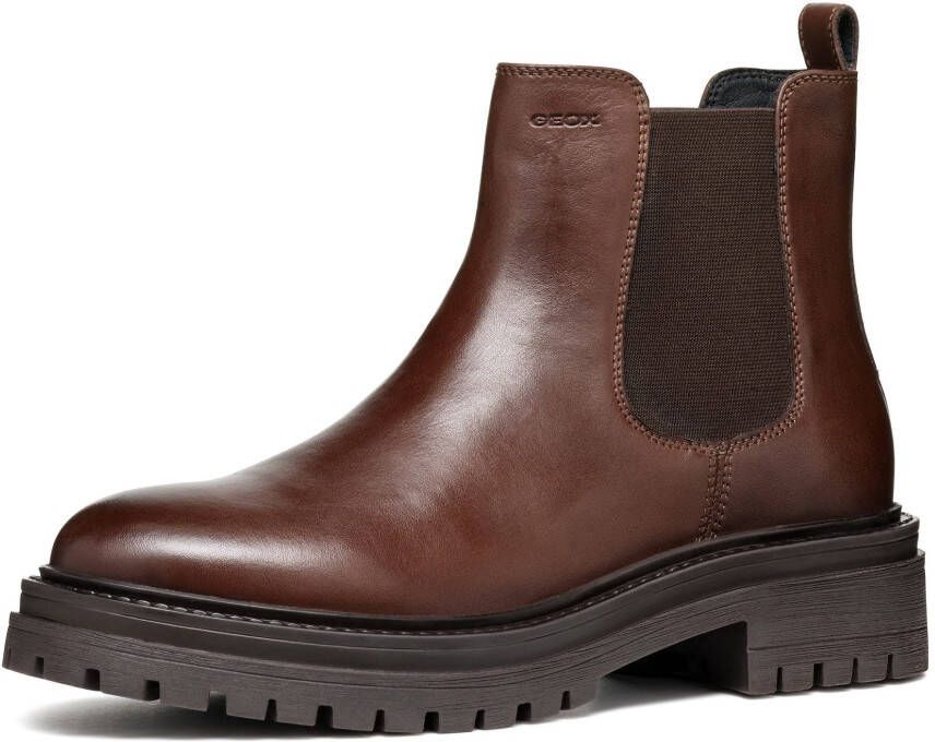 Geox Chelsea-boots D IRIDEA B Chunky laarzen plateau enkellaars met modieuze blokhak