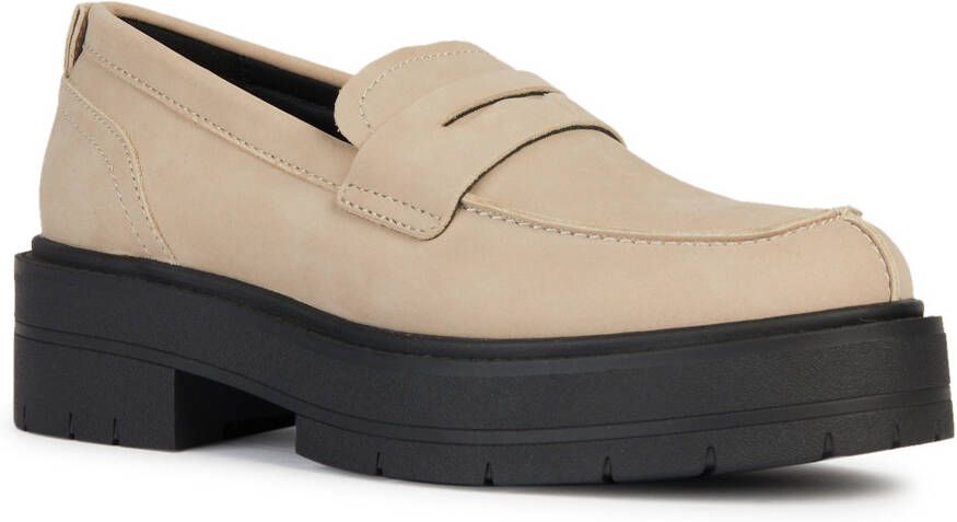 Geox Ademende ultra-dempende loafer met modern design Beige Dames - Foto 2