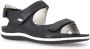 Geox Zwarte platte sandalen voor vrouwen Black Dames - Thumbnail 3