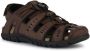 Geox Sandalen UOMO SANDAL STRADA C zomerschoen klittenbandschoen outdoorsandaal met leren voetbed - Thumbnail 3