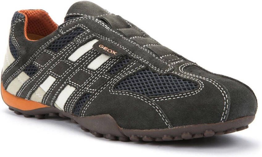 Geox Slip-on sneakers UOMO SNAKE Slipper vrijetijdsschoen met sierstiksels en speciale membraan - Foto 2