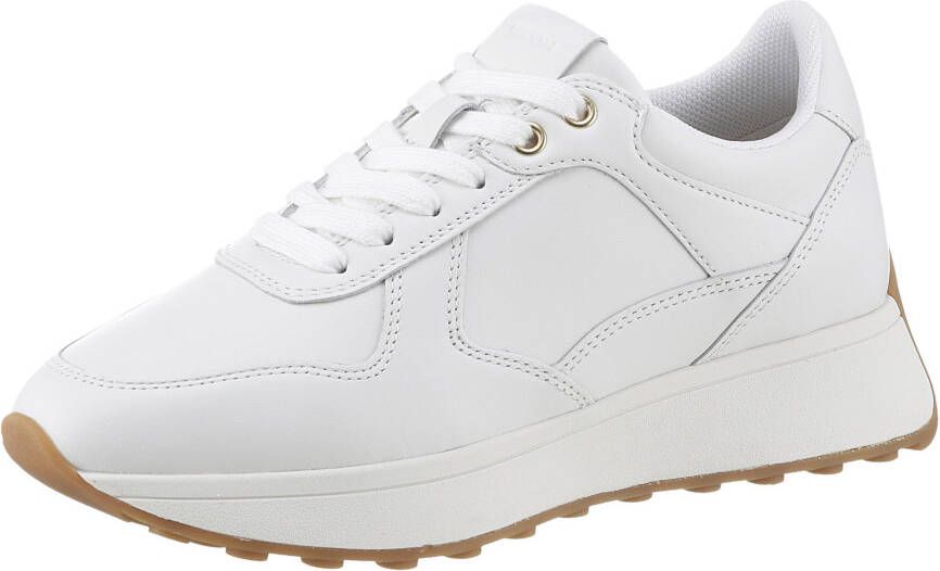 Geox Sneakers D AMABEL A sleehak vrijetijdsschoen lage schoen veterschoen in monochrome-look