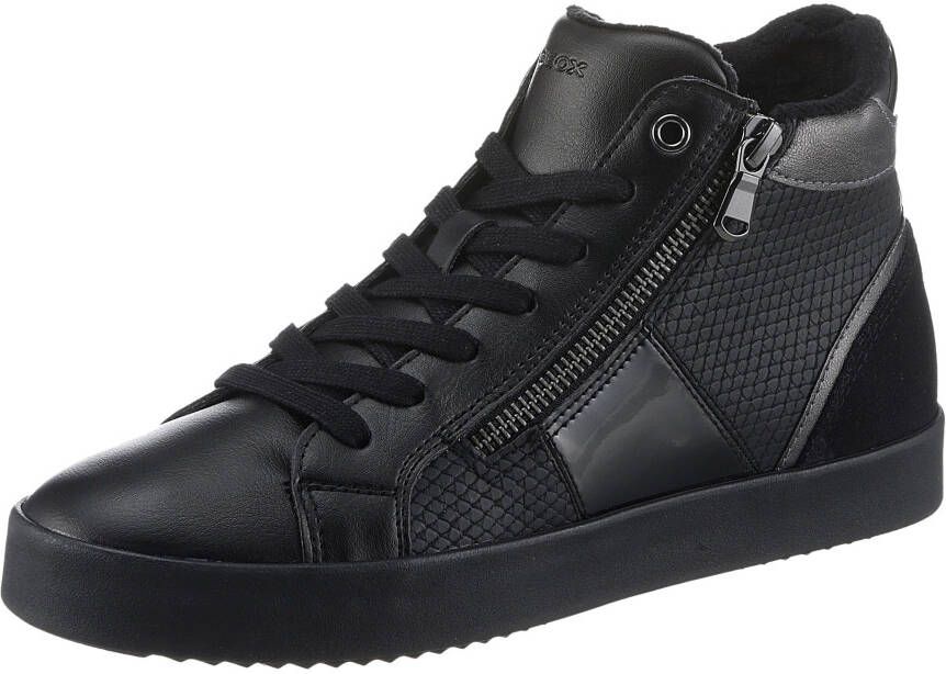 Geox Sneakers D BLOMIEE F high top sneaker veterschoenen met praktische buitenrits