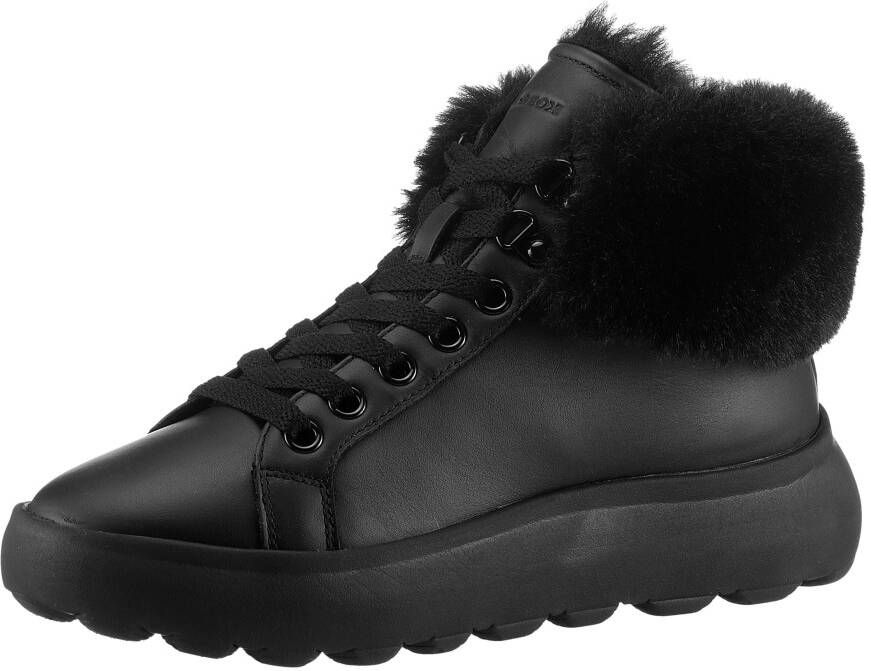 Geox Winterlaarzen D SPHERICA High top sneaker veterschoenen winterboots met plateauzool