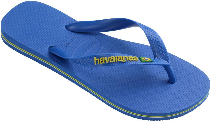 Havaianas Teenslippers BRASIL LOGO NEON zomerschoen slippers poolslides met braziliaans detail