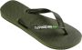 Havaianas Teenslippers Brasil Logo zomerschoen slippers poolslides met logo-opschrift - Thumbnail 9