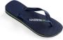 Havaianas Teenslippers Brasil Logo zomerschoen slippers poolslides met logo-opschrift - Thumbnail 11