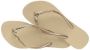 Havaianas Slim Glitter II teenslippers met glitters beige Meisjes Rubber 29 30 - Thumbnail 8