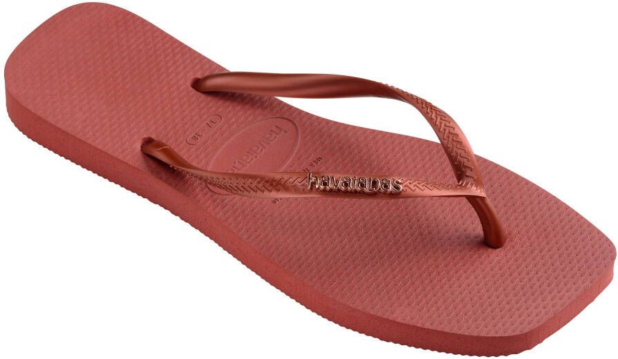 Havaianas Teenslippers SQUARE LOGO METALLIC