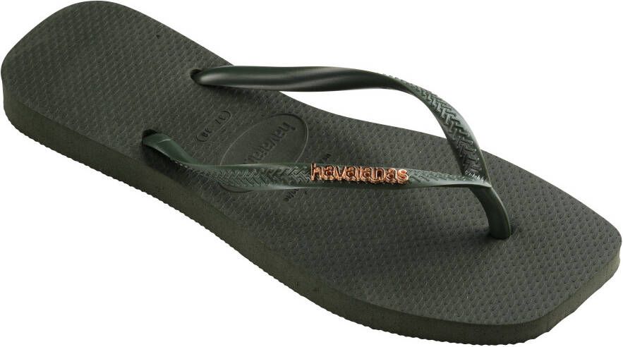 Havaianas Teenslippers SQUARE LOGO METALLIC