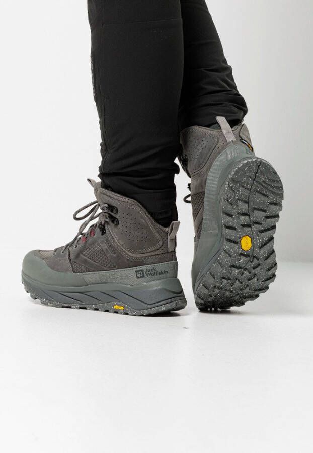 Jack Wolfskin Terraquest Texapore Mid Women Waterdichte wandelschoenen Dames smokey grey