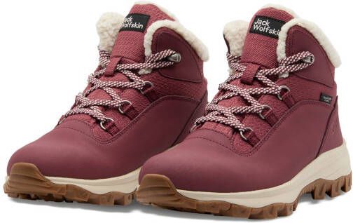 Jack Wolfskin Everquest Texapore Mid Women Waterdichte winterschoenen Dames red ochre