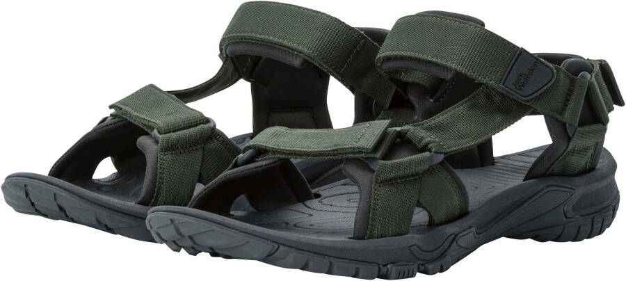 Jack Wolfskin Lakewood Ride Sandal Men Trekkingsandaal Heren island moss