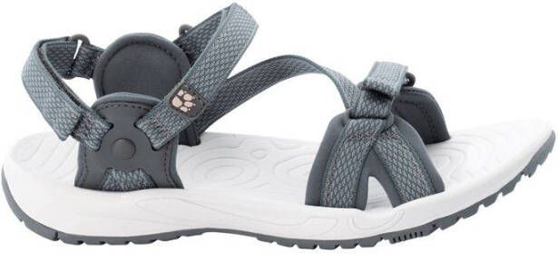 Jack Wolfskin Lakewood Ride Sandal Women Duurzame trekkingsandalen Dames bluish grey rose