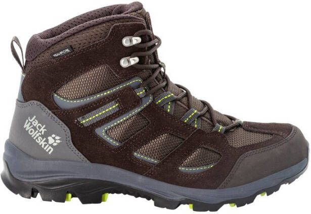 Jack Wolfskin Vojo 3 Texapore Mid Men Waterdichte wandelschoenen Heren 40.5 dark brown lime dark brown lime