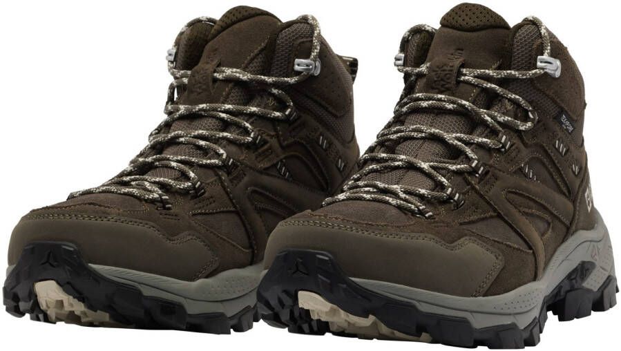 Jack Wolfskin Vojo Tour Backlength Texapore Mid Waterdichte wandelschoenen cold coffee