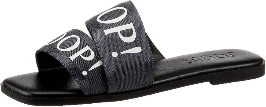 Joop! Slippers met labeldetails model 'nastro merle' - Foto 1