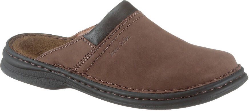 Josef Seibel Clogs MAX zomerschoen slippers vakantie met contraststiksels