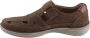 Josef Seibel Comfortabele Bruine Nubuck Sandaal Brown Heren - Thumbnail 4