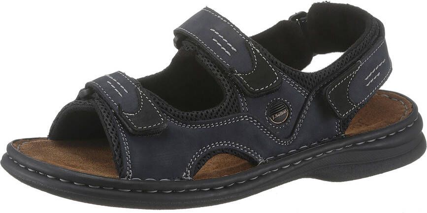 Josef Seibel Sandalen FRANKLIN summer shoe velcro shoe leisure sandal with contrast stitching