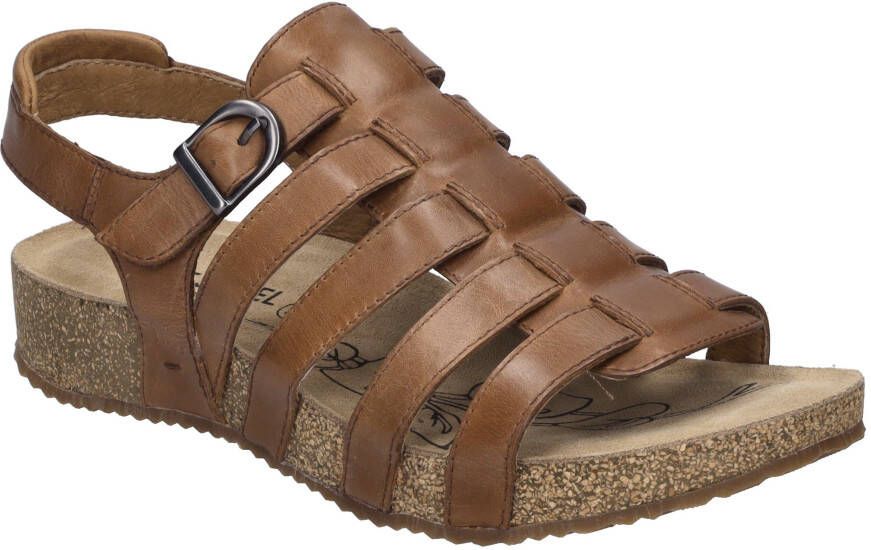 Josef Seibel Sandalen Tonga 81 zomerschoen sandaal plateauhak met klittenbandsluiting