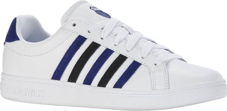 K-Swiss Classic Court Tiebreak Leather Heren Schoenen Trainers Wit 07011