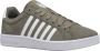 K-SWISS Court Tiebreak suede heren sneakers groen - Thumbnail 4