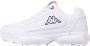 Kappa Rave NC 242782-1010 Vrouwen Wit Sneakers - Thumbnail 2