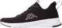 Kappa Unisex Sneaker mit ultraleichter Sohle 243192 Black White - Thumbnail 2