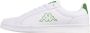 Kappa Unisex Retro Sneaker 243352 White Green - Thumbnail 2