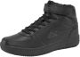 Kappa Bash Mid Fur 242799-1111 Unisex Zwart Sneakers - Thumbnail 18