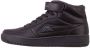 Kappa Stijlvolle Mid-Top Unisex Sneakers Black - Thumbnail 3