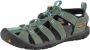 Keen Clearwater Dames Wandelsandalen Mineral Blue Yellow Aqua Leer K1014371 - Thumbnail 3