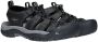 Keen Newport Heren Wandelsandalen Black Steel Grey Zwart Leer K1022247 - Thumbnail 2