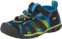 Keen Seacamp II Younger Kids Sandalen Black Brilliant Blue Zwart Polyester K1022969 - Thumbnail 2