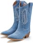 Lascana Cowboy boots Cowboy enkellaars western enkellaars ankleboots in denim-look - Thumbnail 1