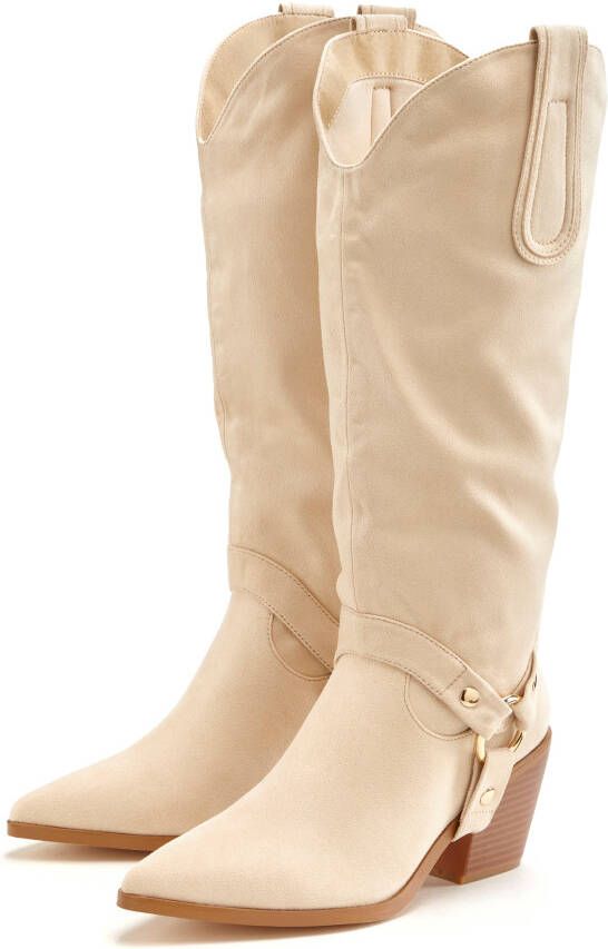 Lascana Laarsjes Cowboylaarzen Slouchy Boots