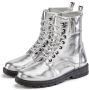 Lascana Laarsjes in de trendy metallic look laarzen vegan - Thumbnail 1