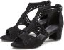 Lascana Sandalen Sandalette zomerschoen met cut-outs en comfortabele blokhak VEGAN - Thumbnail 1