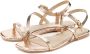 Lascana Sandalen Sandalette zomerschoen van leer met modieuze metallic-look - Thumbnail 1