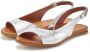 Lascana Sandalen van leer in modieuze metallic-look sandaal zomerschoen - Thumbnail 1