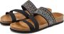 Lascana Slippers Mule sandaal open schoen met kurkvoetbed en elastische riemen - Thumbnail 1