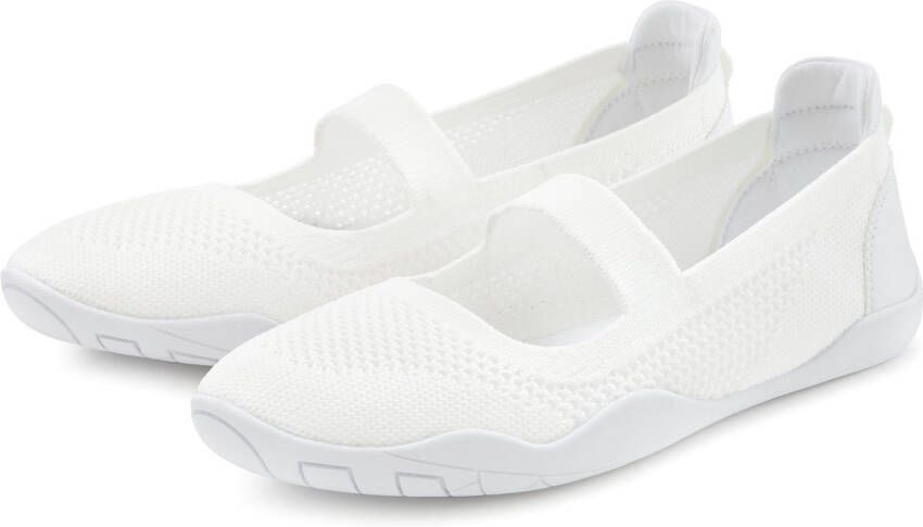 Lascana Sneaker-ballerina s Vrijetijdsschoen slipper lage schoen slip-on sneaker superlicht VEGAN